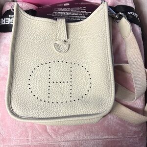 Hermes Taurillon Clemence Amazone Evelyne TPM Beton